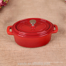 Oval Cast Iron mini casserole mini dutch oven